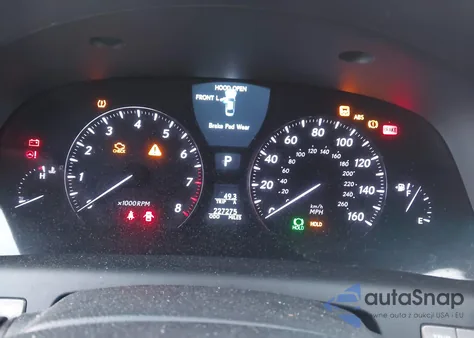 2007 Lexus Ls 460 z USA, uszkodzony, nr VIN JTHBL46F875042401